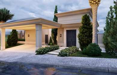 Imagem: A casa em condomínio possui 3 Dormitórios, 4 Banheiros, 4