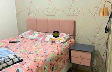 Imagem: O apartamento possui 2 Dormitórios, 1 Banheiro, 1 Vaga na garagem