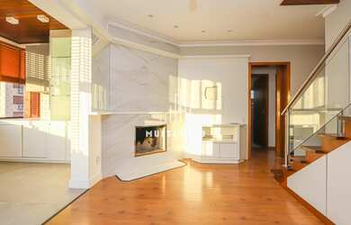 Imagem: O apartamento na cobertura possui 3 Dormitórios, 3 Banheiros