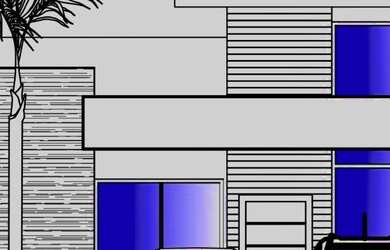 Imagem: A casa possui 3 Dormitórios, 3 Banheiros, 3 Vagas na garagem