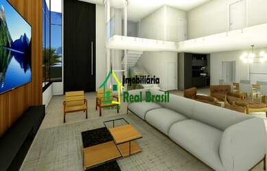 Imagem: A casa em condomínio possui 4 Dormitórios, 5 Banheiros, 5