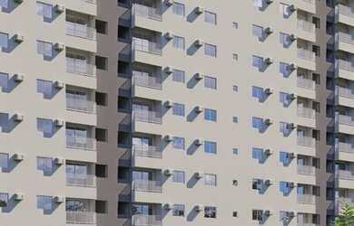 Imagem: O apartamento possui 2 Dormitórios, 1 Banheiro, 1 Vaga na garagem