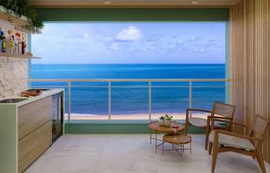 Imagem: O apartamento possui 2 Dormitórios, 1 Banheiro, 1 Vaga na garagem