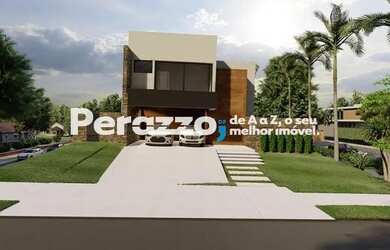 Imagem: A casa em condomínio possui 4 Dormitórios, 4 Banheiros, 2