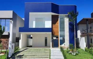 Imagem: A casa em condomínio possui 4 Dormitórios, 5 Banheiros, 5