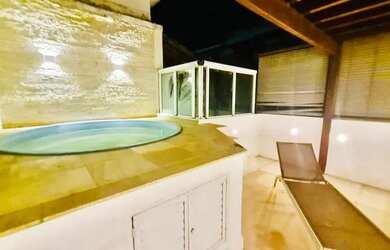 Imagem: O apartamento na cobertura possui 2 Dormitórios, 3 Banheiros