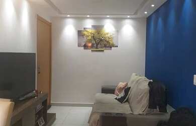 Imagem: O apartamento possui 2 Dormitórios, 1 Banheiro, 1 Vaga na garagem