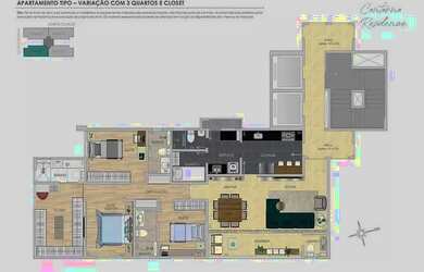 Imagem 4: Apartamento à venda, 4 quartos, 2 suítes, 4 vagas, Lourdes - Belo Horizonte/MG