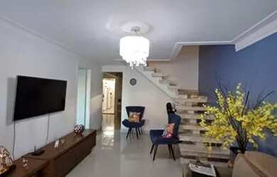 Imagem: A casa em condomínio possui 3 Dormitórios, 1 Banheiro, 1 Vaga