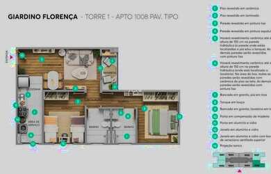 Imagem 9: GIARDINO FLORENÇA - APTOS 1 e 2 QUARTOS EM FRENTE AO PARQUE CIDADE REF...