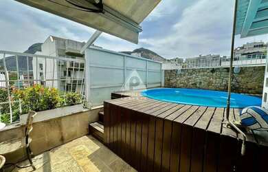 Imagem: O apartamento na cobertura possui 3 Dormitórios, 5 Banheiros