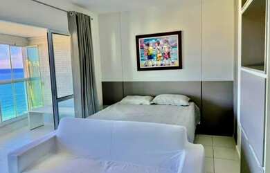 Imagem 11: Aluguel apartamento tipo studio, 47m², VISTA TOTAL MAR, quarto/sala -...