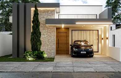 Imagem: A casa em condomínio possui 3 Dormitórios, 2 Banheiros, 2