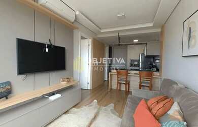 Imagem: O apartamento possui 1 Dormitório, 4 Banheiros, 1 Vaga na garagem