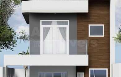 Imagem: A casa possui 3 Dormitórios, 3 Banheiros, 2 Vagas na garagem