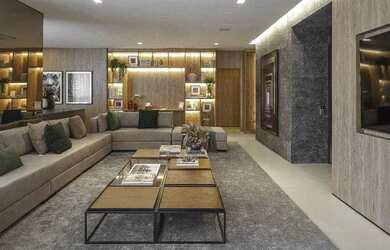 Imagem: O apartamento possui 4 Dormitórios, 5 Banheiros, 5 Vagas na