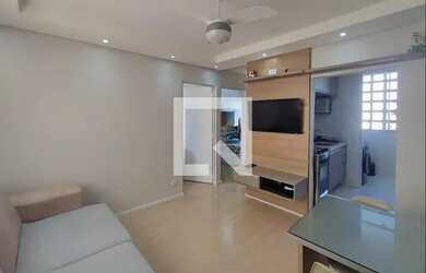 Imagem: O apartamento possui 2 Dormitórios, 1 Banheiro, 1 Vaga na garagem