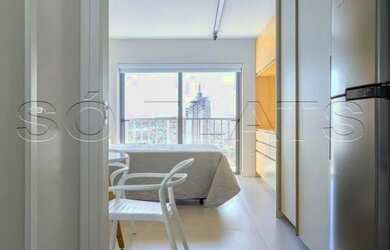 Imagem 1: Residencial Houx Pinheiros, flat estilo studio disponível para locação com 27m² e 1 dormit