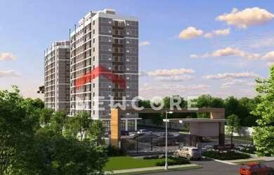 Imagem: O apartamento possui 2 Dormitórios, 1 Banheiro, 1 Vaga na garagem