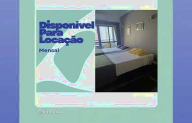 Imagem: O apartamento possui 1 Dormitório, 1 Banheiro, 1 Vaga na garagem