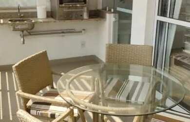 Imagem: O apartamento na cobertura possui 4 Dormitórios, 4 Banheiros