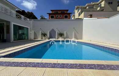 Imagem: A casa em condomínio possui 5 Dormitórios, 5 Banheiros, 5