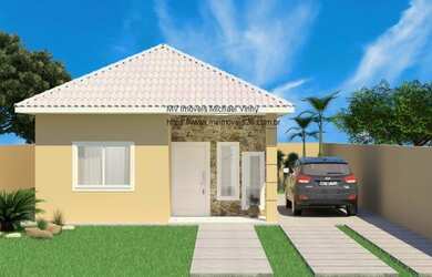 Imagem: A casa possui 2 Dormitórios, 2 Banheiros, 1 Vaga na garagem