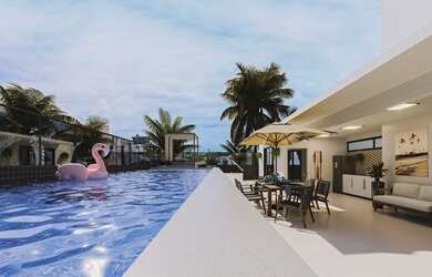 Imagem: O apartamento possui 1 Dormitório, 1 Banheiro, 1 Vaga na garagem