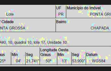 Imagem: O terreno possui 360m² de Área e está localizado em Chapada