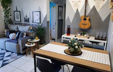 Imagem: O apartamento possui 2 Dormitórios, 2 Banheiros, 1 Vaga na