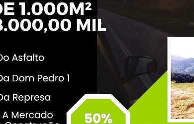 Imagem: O terreno possui 1.000m² de Área e está localizado em Vila