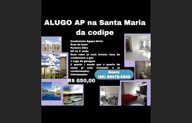 Imagem: O apartamento possui 2 Dormitórios, 1 Banheiro, 1 Vaga na garagem