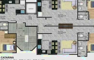 Imagem: O apartamento possui 2 Dormitórios, 2 Banheiros, 1 Vaga na