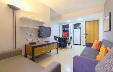 Imagem: O studio para alugar possui 1 Dormitório, 1 Banheiro, 1 Vaga