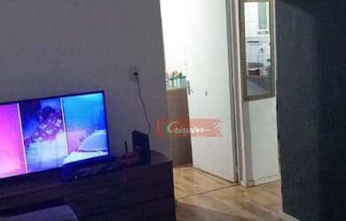 Imagem: O apartamento possui 2 Dormitórios, 1 Banheiro, 1 Vaga na garagem