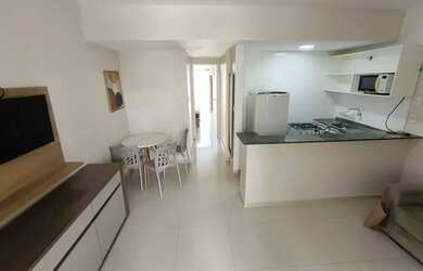 Imagem: O apartamento possui 1 Dormitório, 1 Banheiro, 1 Vaga na garagem