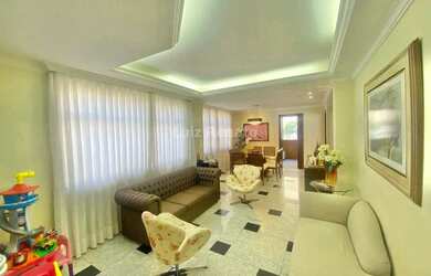 Imagem: O apartamento na cobertura possui 4 Dormitórios, 4 Banheiros