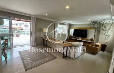 Imagem: O apartamento na cobertura possui 4 Dormitórios, 5 Banheiros