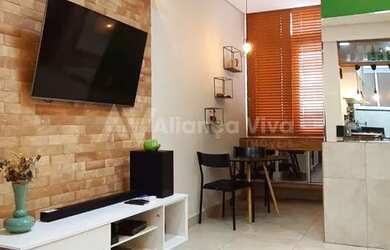 Imagem: O apartamento possui 2 Dormitórios, 1 Banheiro, 50m² de Área