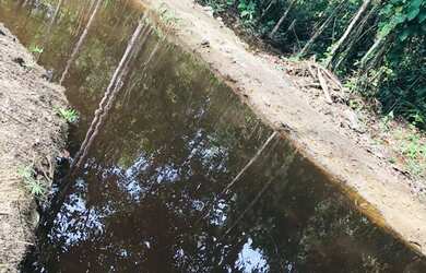 Imagem: A chácara possui 1.600m² de Área e está localizado em Centro