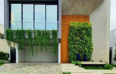 Imagem: A casa em condomínio possui 4 Dormitórios, 5 Banheiros, 2