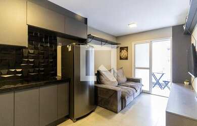 Imagem: O apartamento possui 1 Dormitório, 1 Banheiro, 36m² de Área