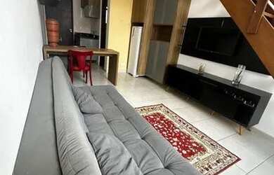 Imagem: O studio possui 1 Dormitório, 1 Banheiro, 35m² de Área e