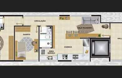 Imagem 2: Apartamento à venda, 2 quartos, 1 suíte, 2 vagas, Lourdes - Belo Horizonte/MG