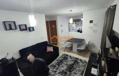 Imagem: O apartamento possui 2 Dormitórios, 1 Banheiro, 1 Vaga na garagem