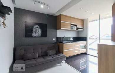 Imagem: O studio possui 1 Dormitório, 1 Banheiro, 1 Vaga na garagem