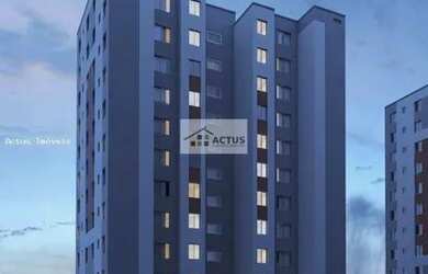 Imagem: O apartamento possui 2 Dormitórios, 1 Banheiro, 1 Vaga na garagem