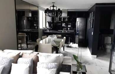 Imagem: O apartamento possui 1 Dormitório, 2 Banheiros, 2 Vagas na