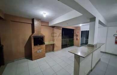 Imagem: O apartamento possui 1 Dormitório, 1 Banheiro, 1 Vaga na garagem