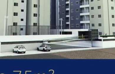 Imagem: O apartamento possui 2 Dormitórios, 1 Banheiro, 1 Vaga na garagem